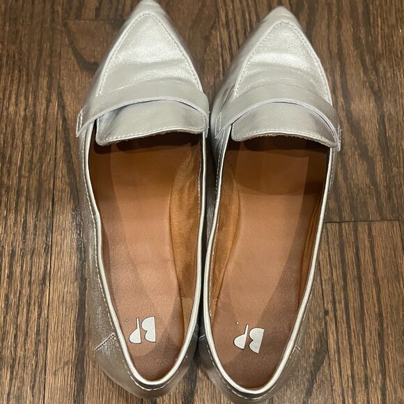 BP Kali-Lea Silver Metallic Flats SIZE 7.5 - Picture 6 of 7